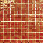 Мозаика стеклянная однотонная Titanium 323 25x25 Vidrepur
