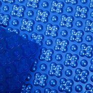 Плавающее покрывало Poolmagic (400 мкм) ширина 6 м Синее "Фигурные пузыри"
